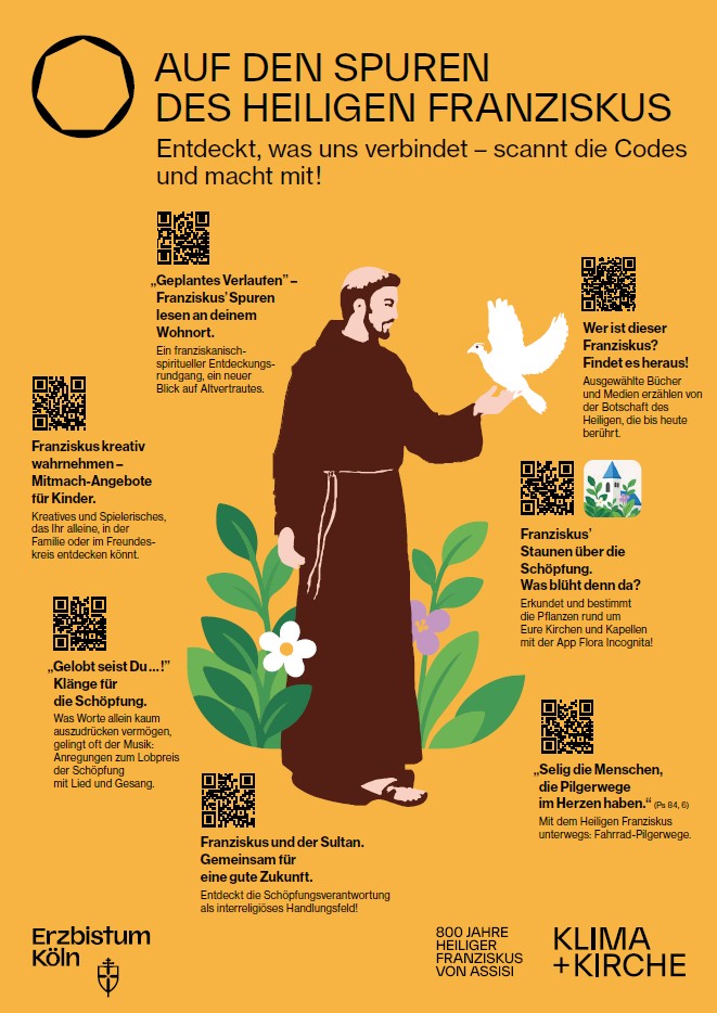 Franziskus-Plakat Website